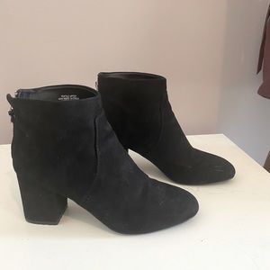 Perfect black suede bootie from Loft